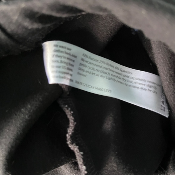 Eileen Fisher Slim Stretch Pant, Black, L - Picture 7 of 8